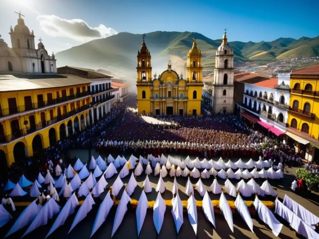 Festivales de Semana Santa en México, Colombia y Perú: procesión solemne, estatuas y tradición cultural