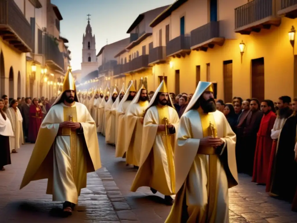 Influencia festivales religiosos y culturales: Procesión de Semana Santa en España