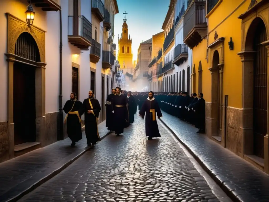 Procesión de Semana Santa en Sevilla con Cristo de la Expiración - Festivales tradicionales Semana Santa Sevilla