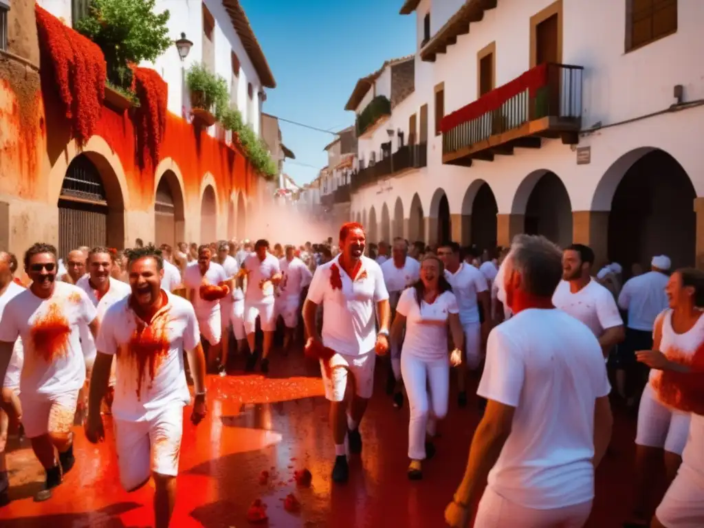 Festival Tomatina: tradición española divertida en Buñol, España