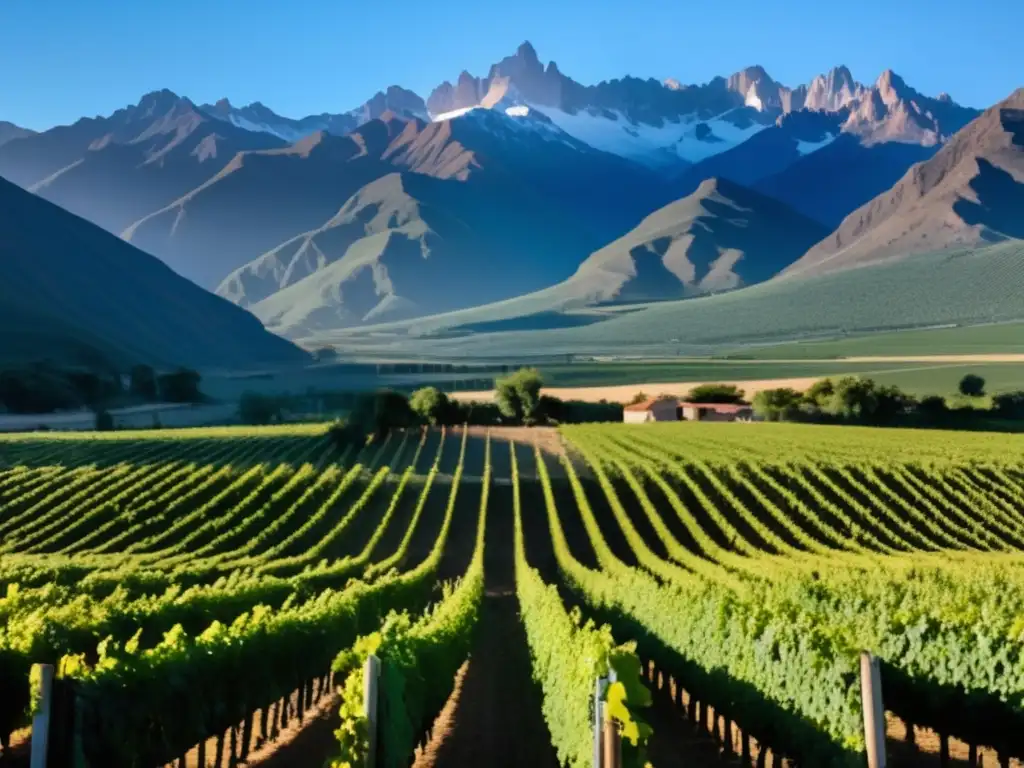 Celebraciones de la Vendimia en Argentina, majestuosos viñedos, montañas doradas y tradiciones festivas