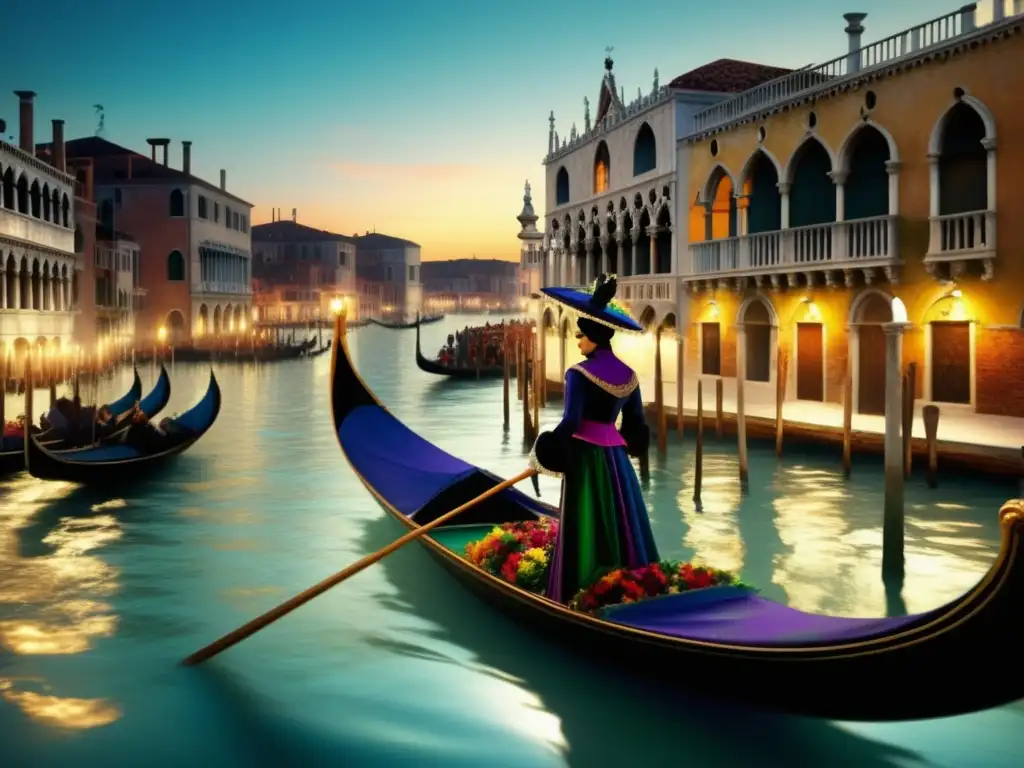 Celebración del Carnaval de Venecia en mágica imagen