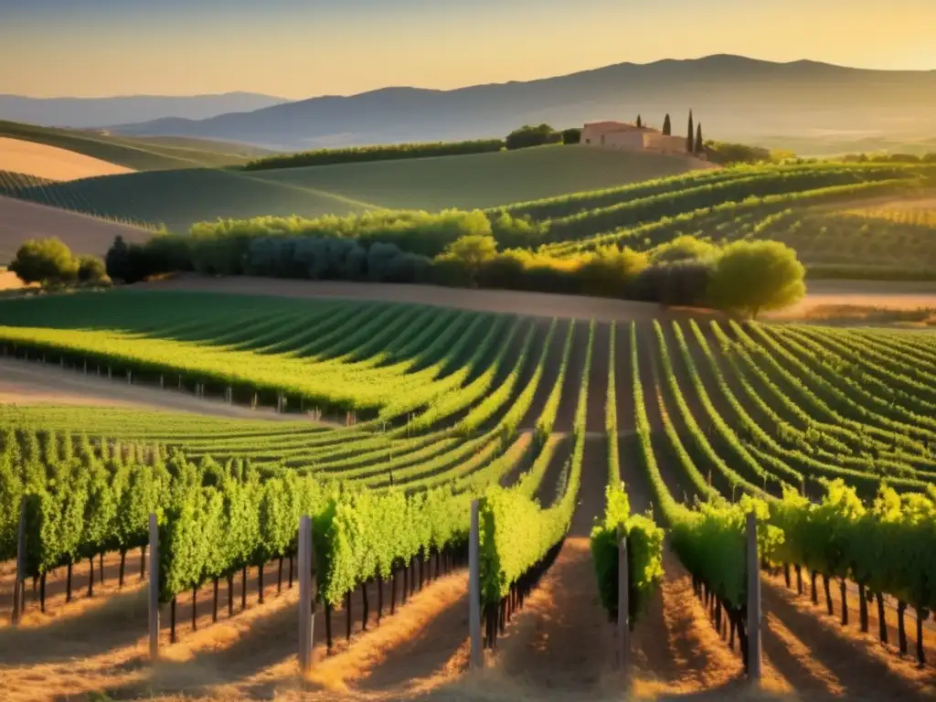 Fiesta de la Uva en Penedès, España: viñedo vibrante con Montserrat al fondo